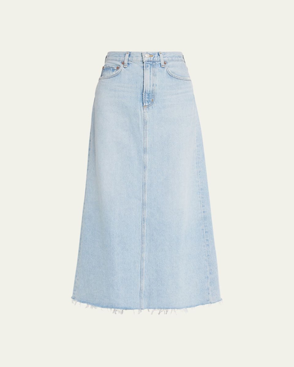Hilla Denim Maxi Skirt