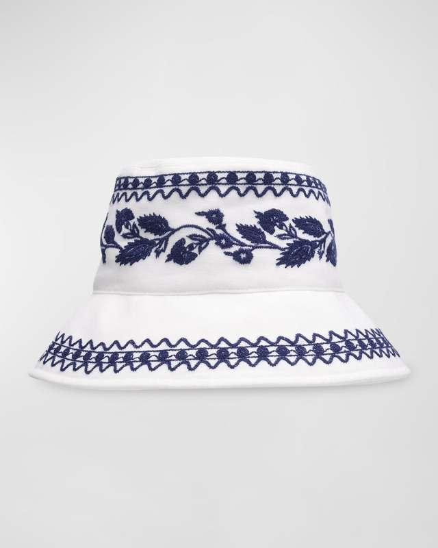 Zita Embroidered Bucket Hat