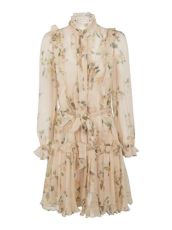 Zimmermann Robe Courte - Rouge
