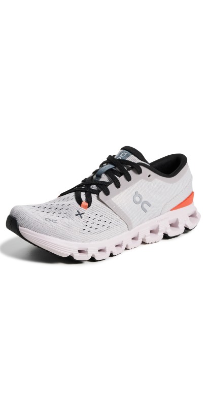 On Cloud X 4 Sneakers Silver/Flame