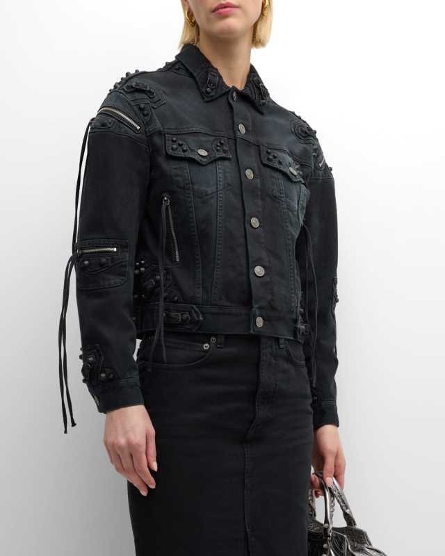 Cagole Shrunk Denim Jacket