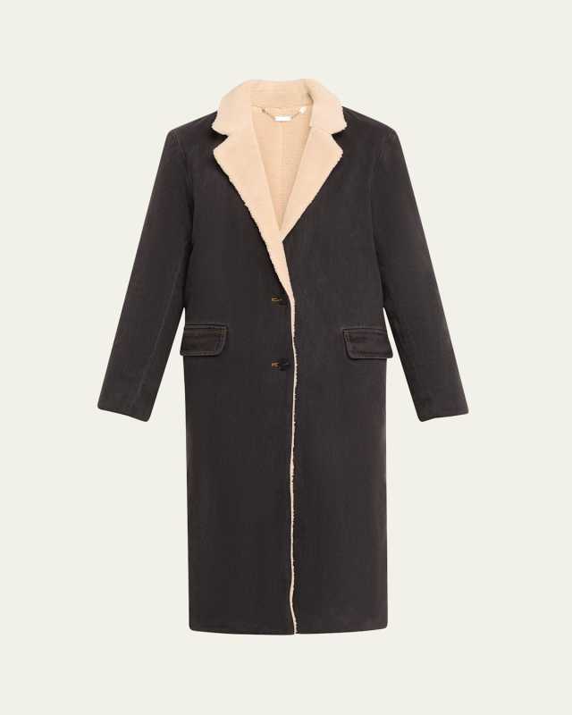 Dimes Sherpa Denim Coat