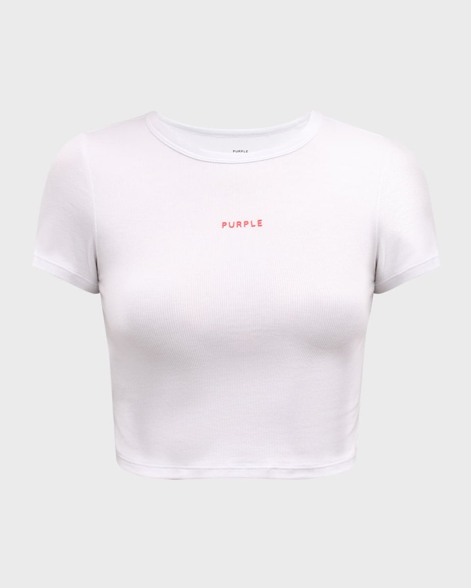 Ribbed Crewneck Logo Baby T