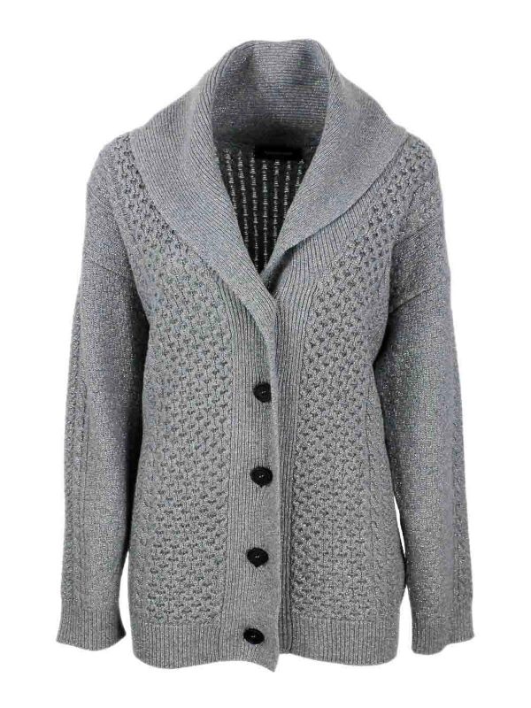 Fabiana Filippi Pull Col Rond - Gris