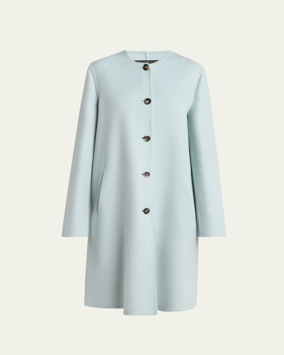 Ethan Single-Breasted Cashmere Coat