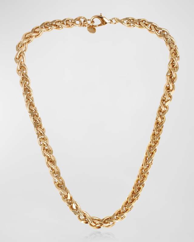 Chaine Vintage Gold-Plate Necklace
