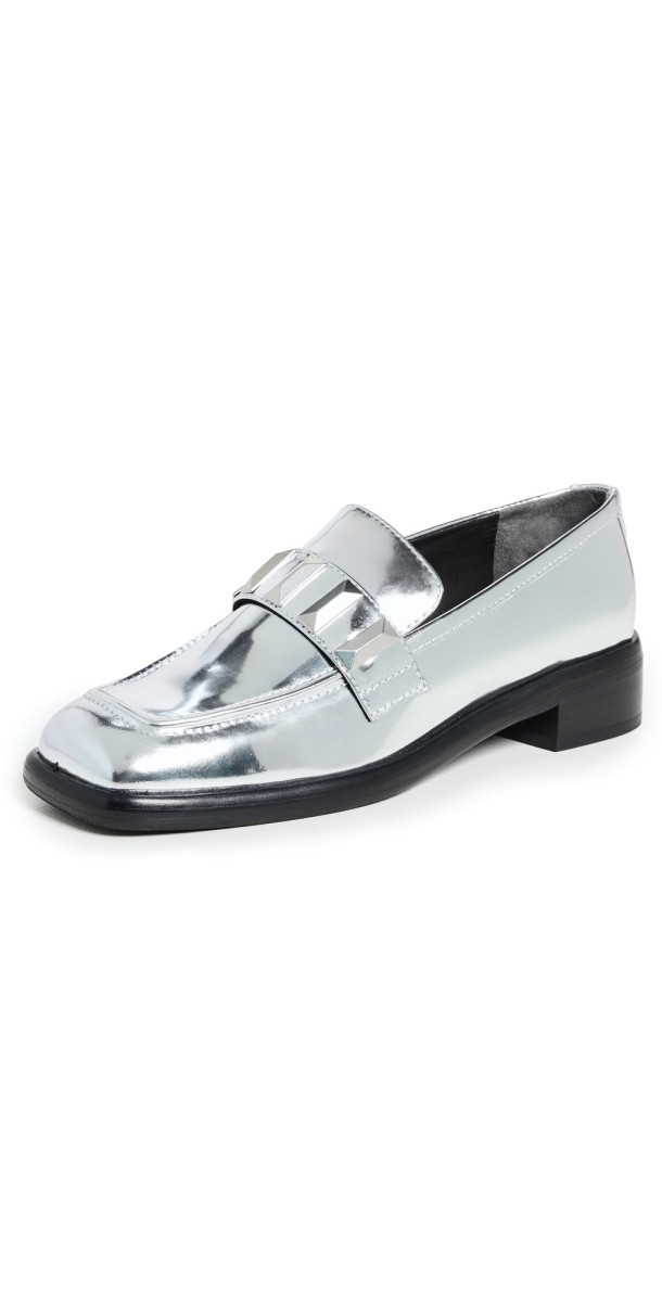 rag & bone Maxwell Loafers Slvr
