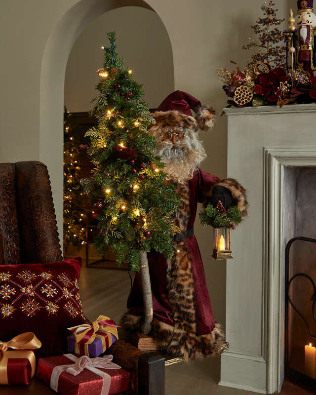 Realms of Glory Black Santa, 29"