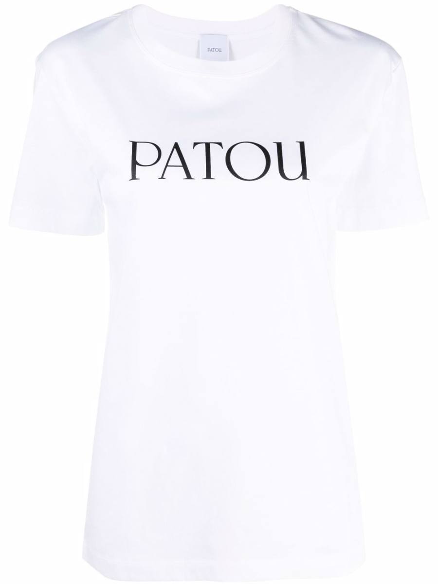 logo-print organic-cotton T-shirt