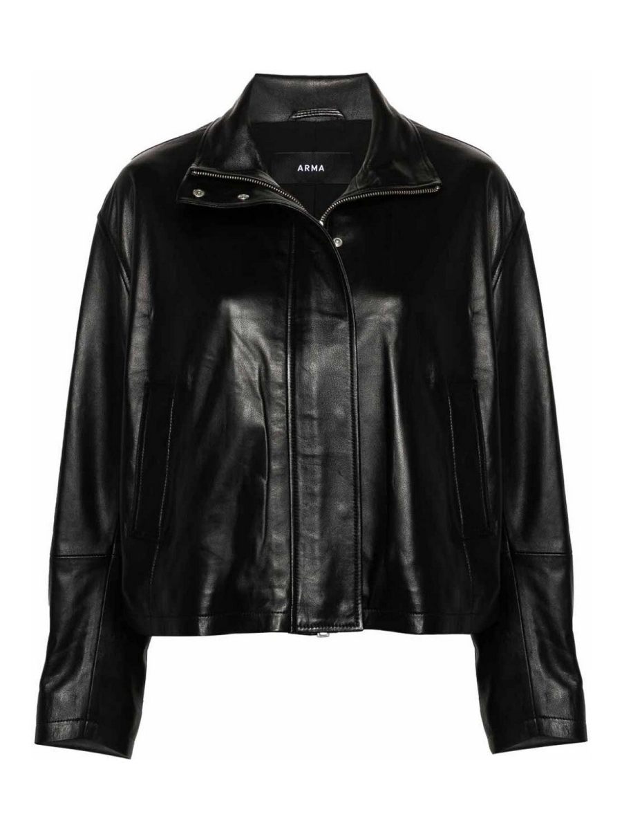 Arma Blouson En Cuir - Noir