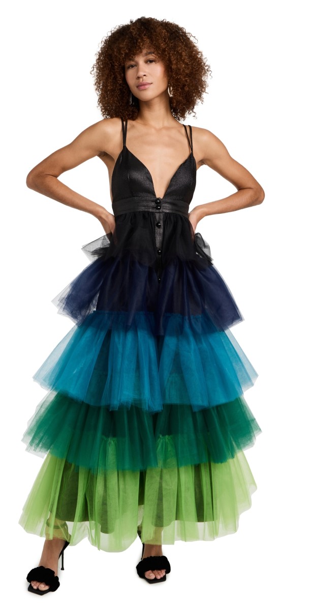 Kimberly Goldson Marli Dress Onyx Multi