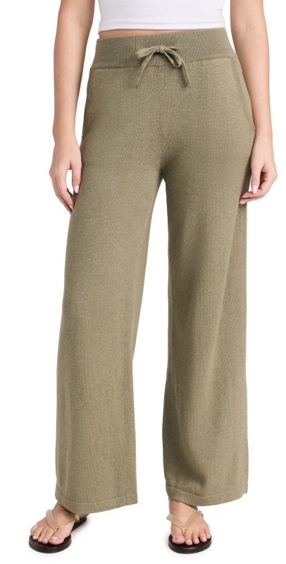 Eberjey Recycled Sweater Pants Moss