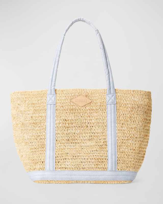 Medium Raffia Tote Bag