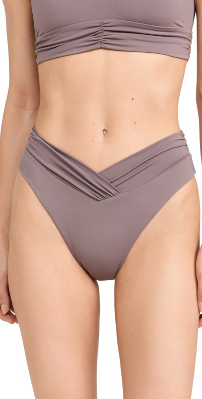 Riot Swim Pico Bikini Bottoms Mystic