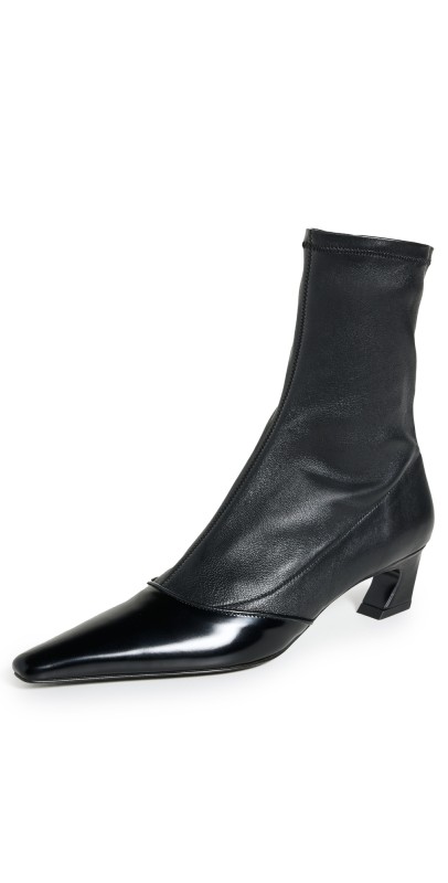 Acne Studios Bano Boots Brush-Off Black