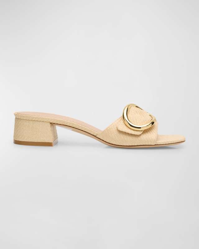 Benni Buckle Slide Mule Sandals
