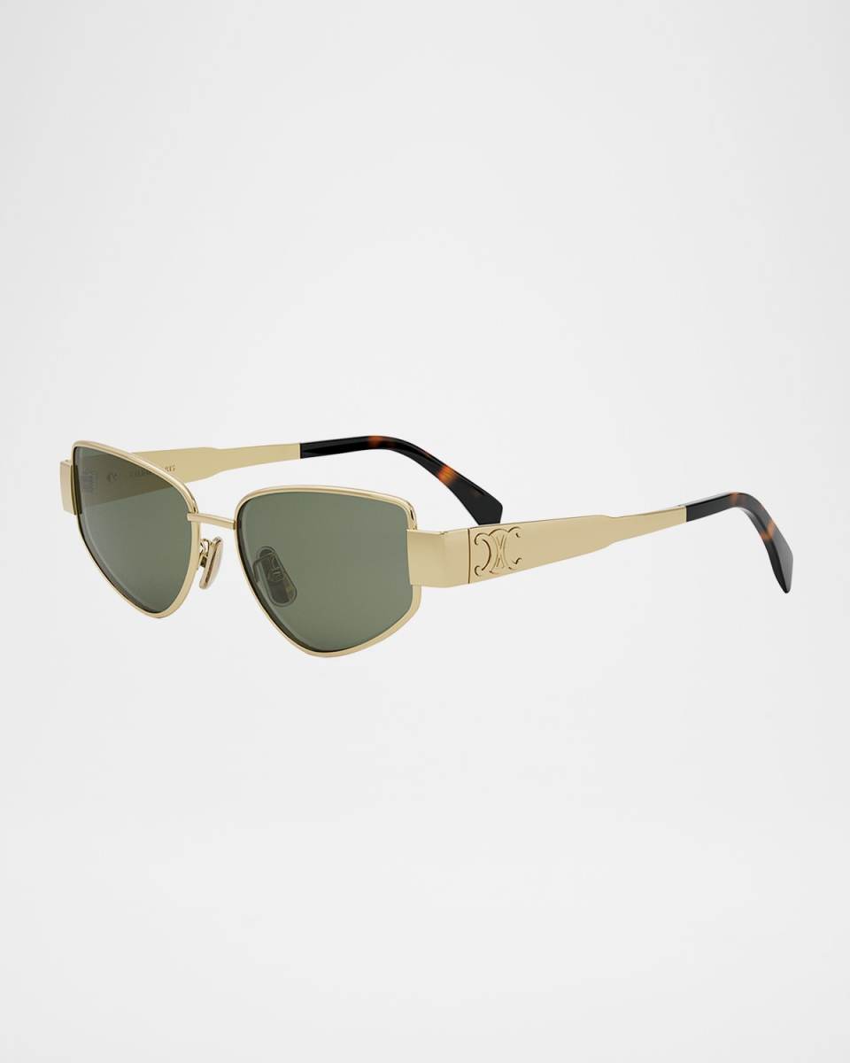 Triomphe Metal Cat Eye Sunglasses