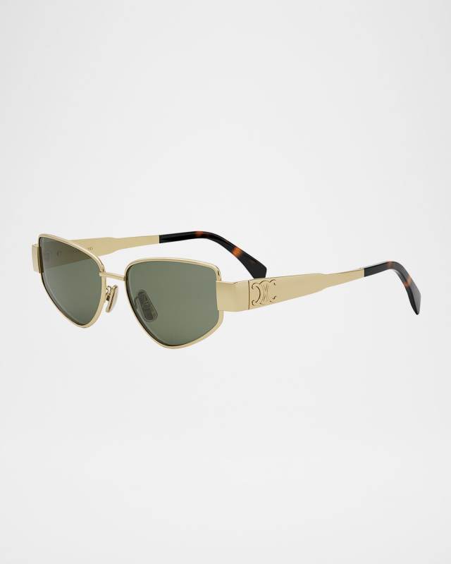 Triomphe Metal Cat Eye Sunglasses