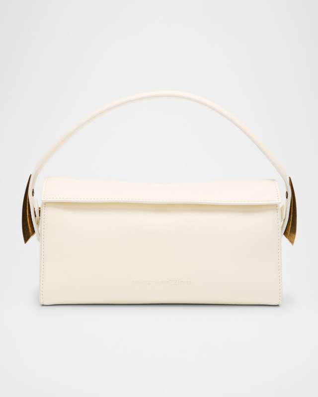 Elif Napa Leather Top-Handle Bag