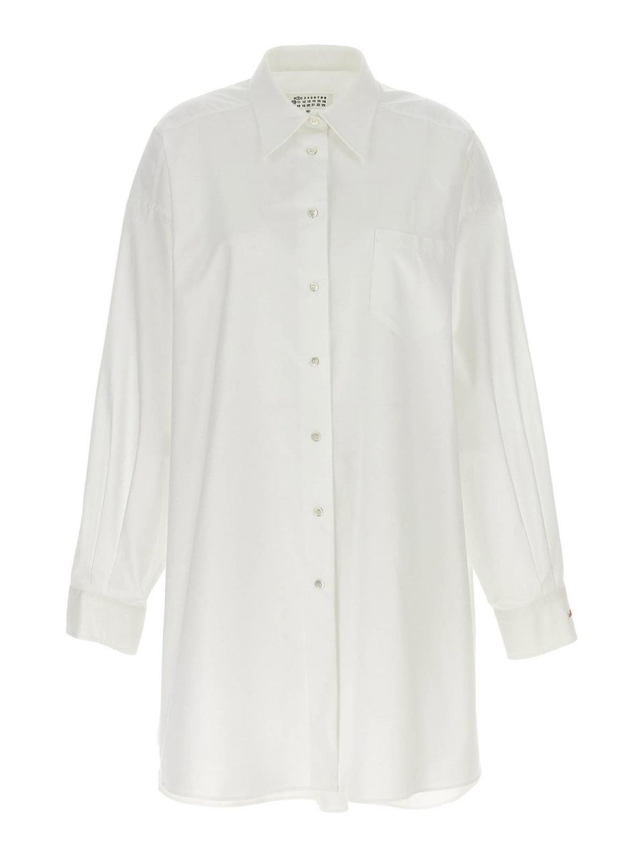 Maison Margiela Robe Au Genou - Blanc