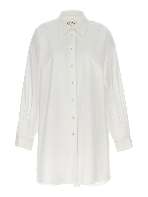 Maison Margiela Robe Au Genou - Blanc