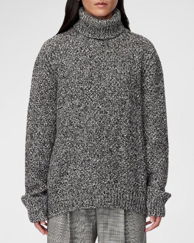 Recycled Cashmere Turtleneck Sweater