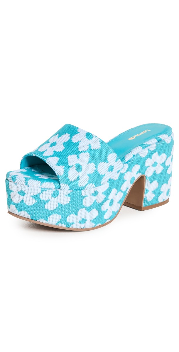 Larroude Miso Sandals Acqua