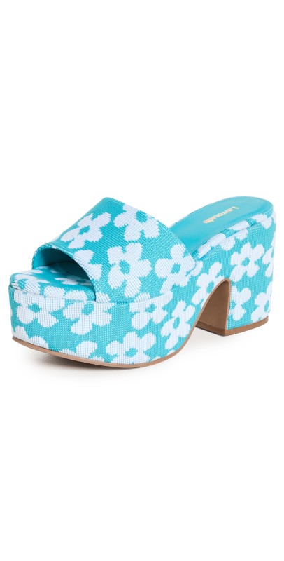 Larroude Miso Sandals Acqua