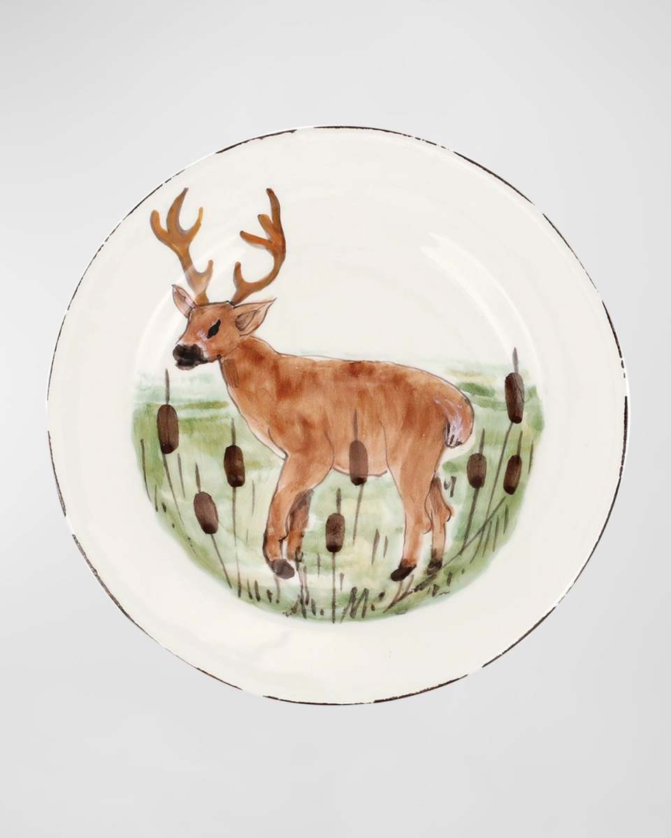 Wildlife Deer Salad Plate