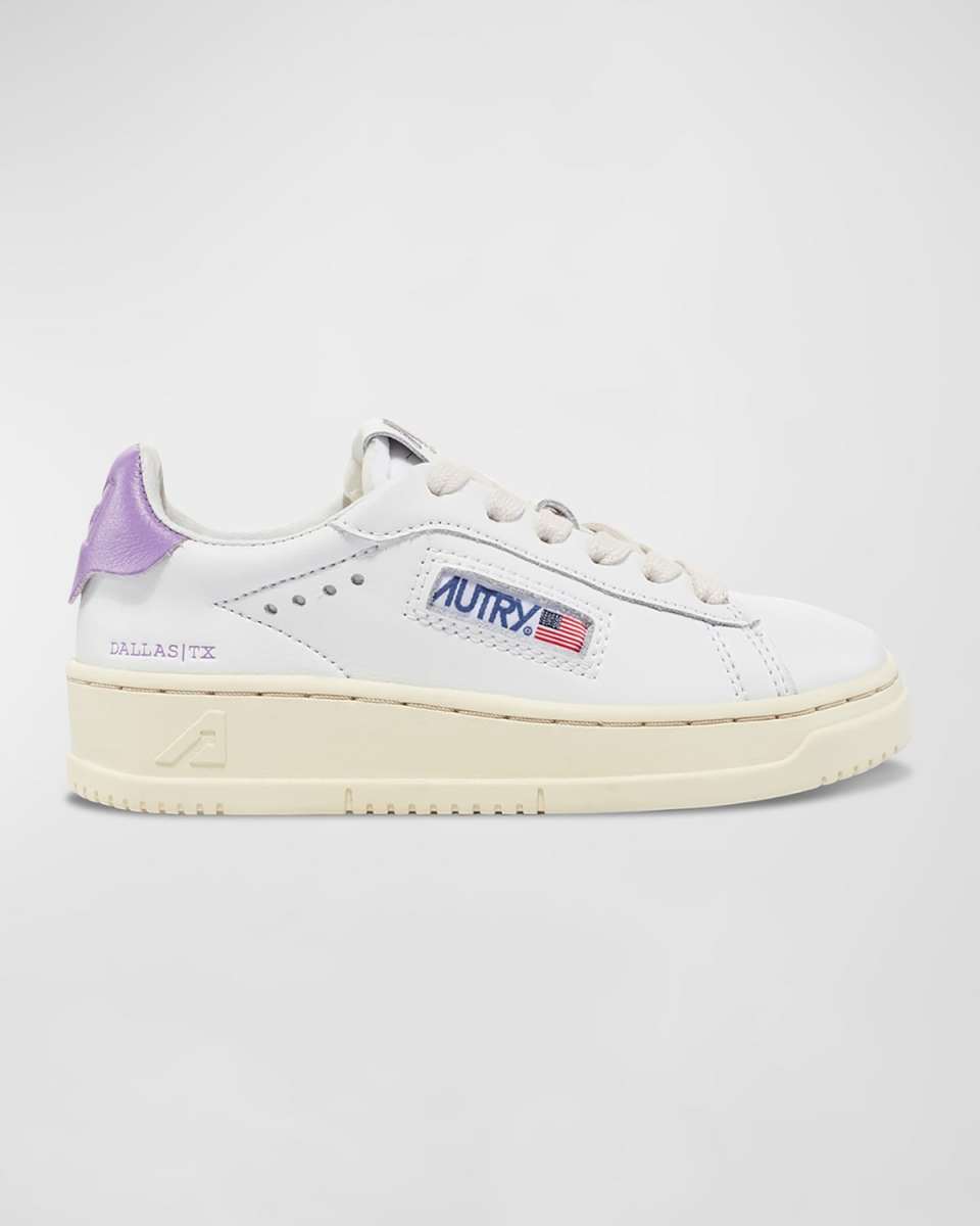 Kid's Dallas Leather Low-Top Sneakers, Size Toddlers/Kids