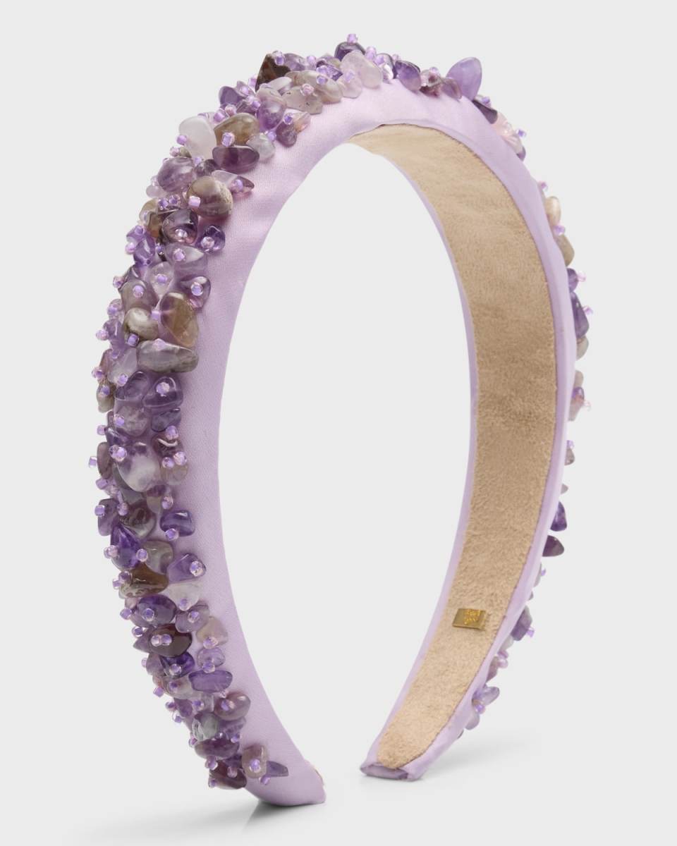 Girl's Allover Multi Stone Headband