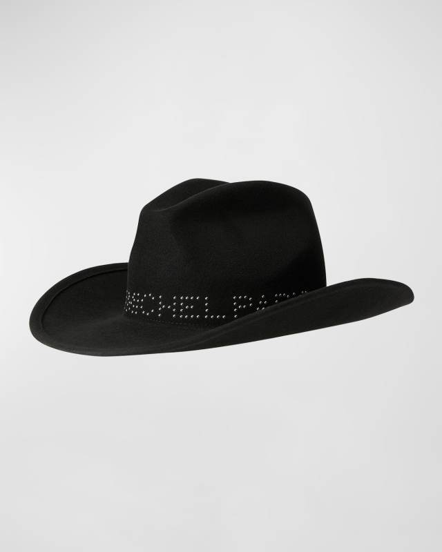 Austin Studded Felt Cowboy Hat