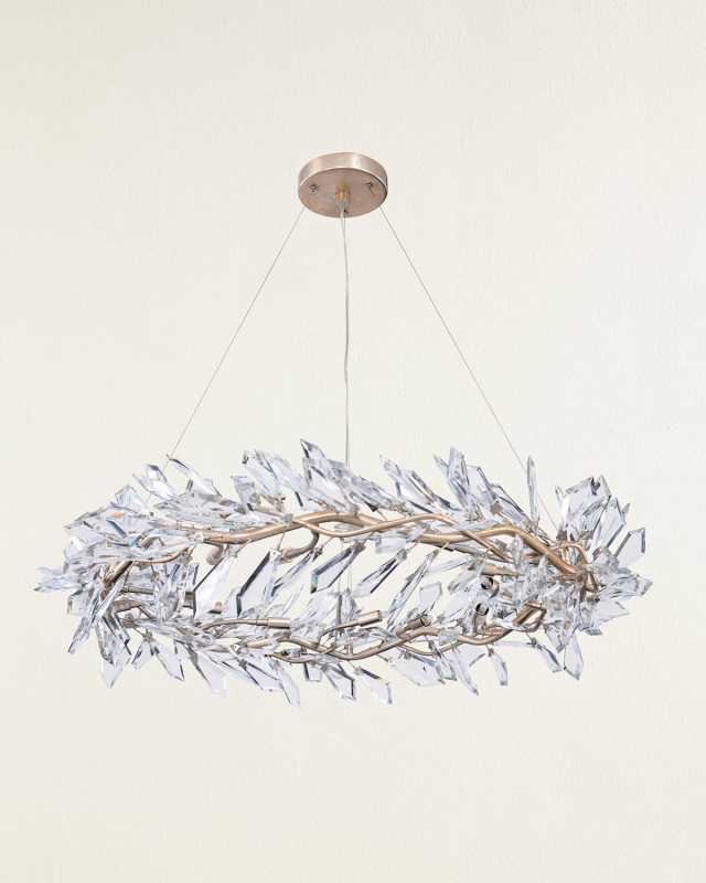 Kotta Twelve Light Cut Crystal Pendant Chandelier