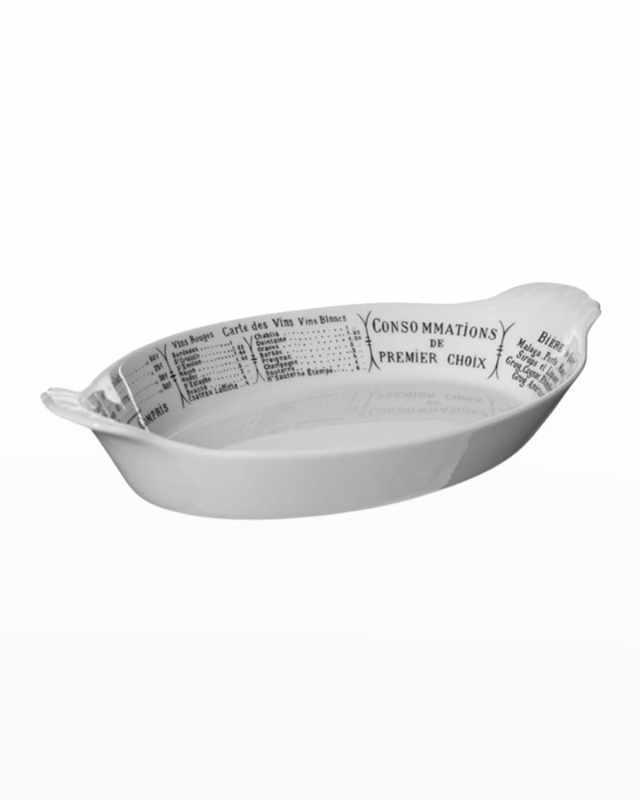 Brasserie Set Of 2 Oval Eared Dishes - 10" x 6.25"