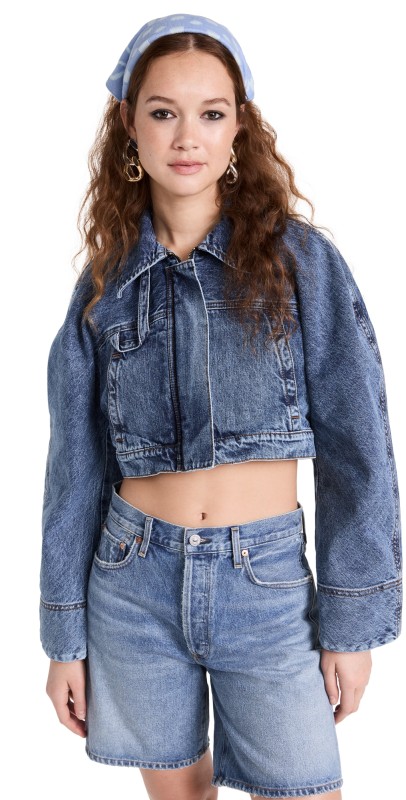 Jacquemus La Veste De Nimes Meio Denim Jacket Blue/Tabac