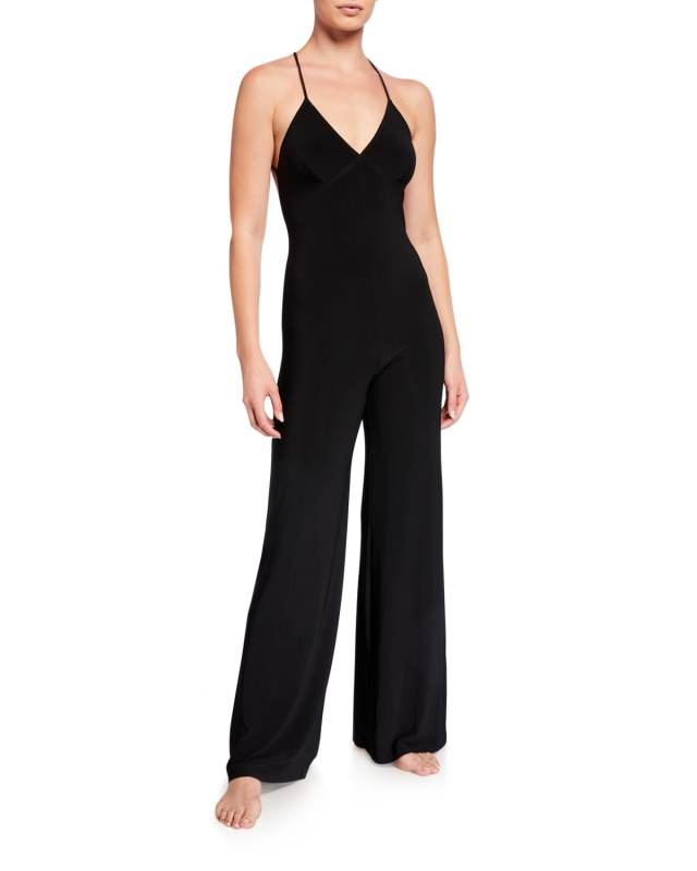 Low-Back Slip Jumpsuit