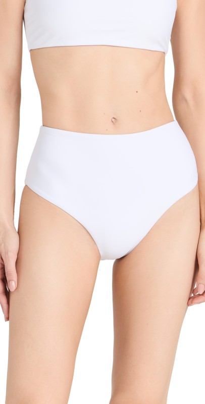 JADE Swim Bound Bikini Bottoms White