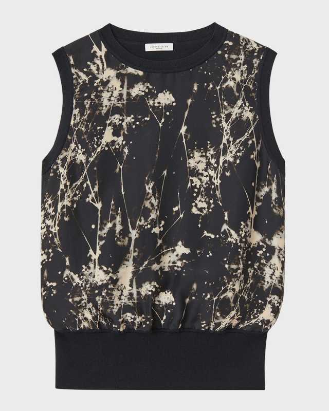 Splatter-Print Crewneck She