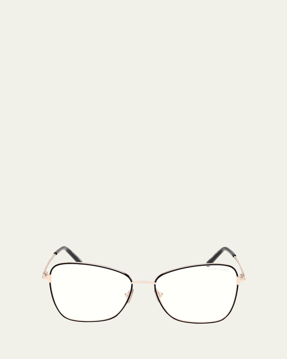 Blue Filtering Round Metal Glasses