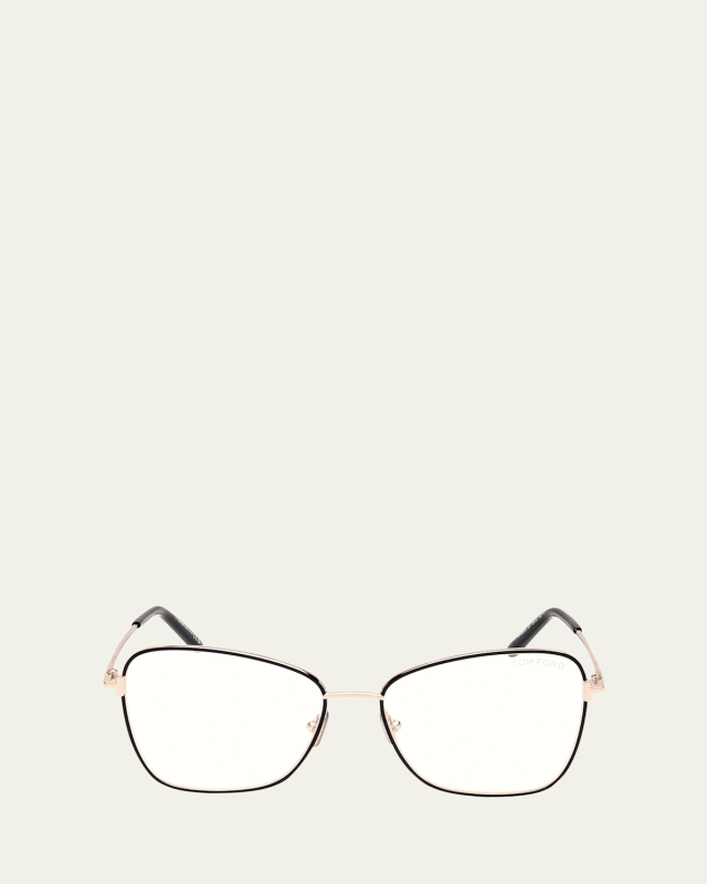 Blue Filtering Round Metal Glasses