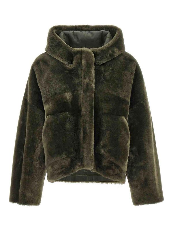 Blancha Manteau En Fourrure - Vert