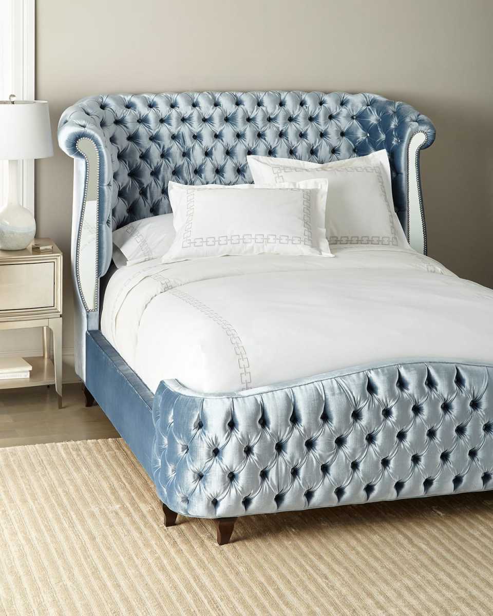 Brigitte Tufted Mirror Panel Califor