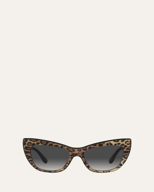 Gradient Acetate & Plastic Cat-Eye Sunglasses