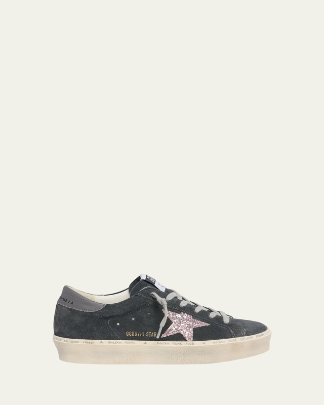 Hi Star Glitter Suede Platform Sneakers