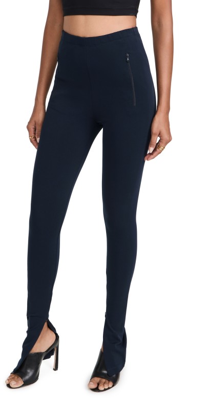 WARDROBE. NYC Side Zip Legging Black