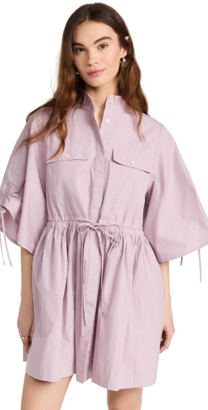 HEVRON Hannah Mini Dress Lilac