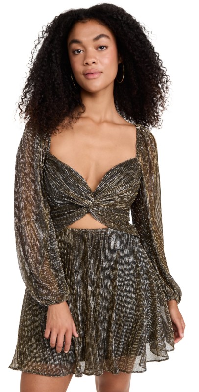 BARDOT Carina Mini Dress Gold
