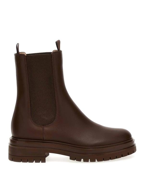 Gianvito Rossi Bottes - Marron
