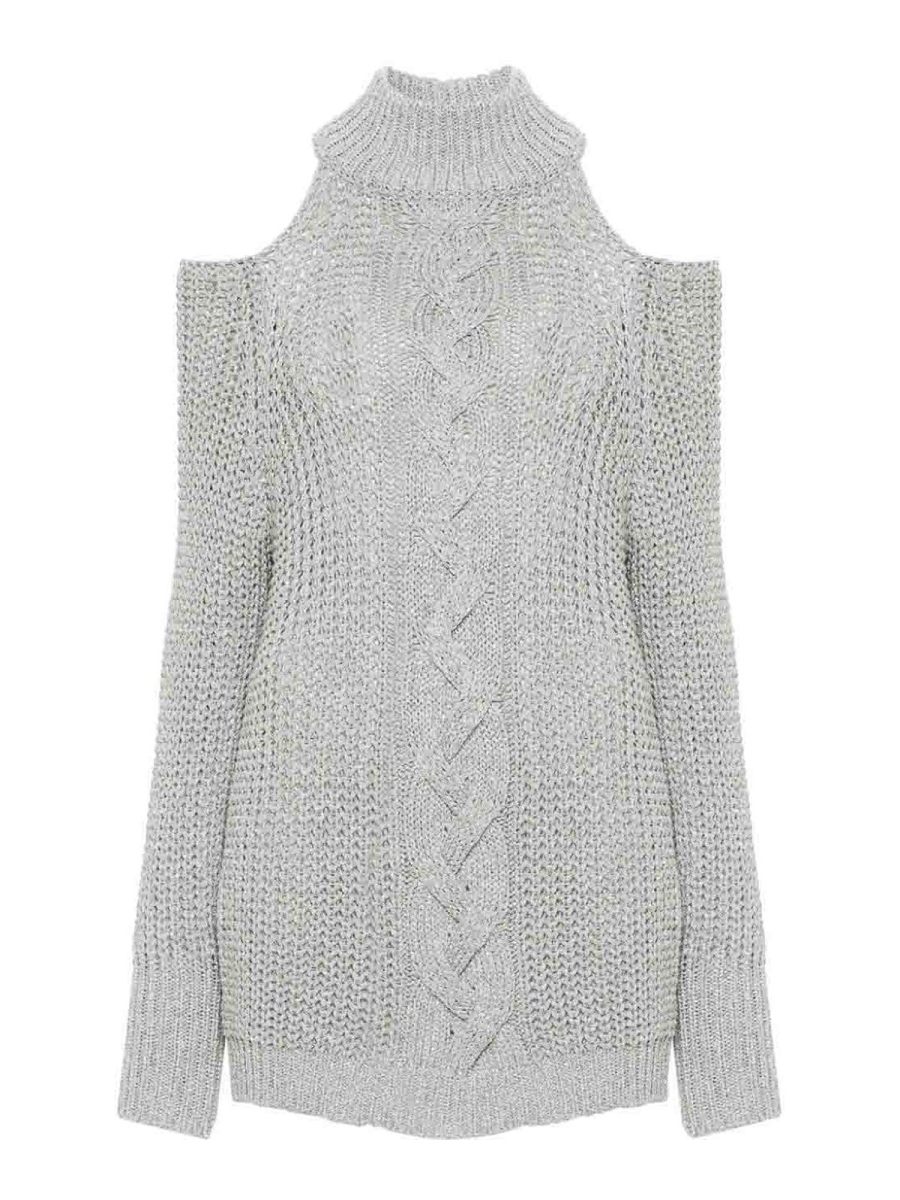 Liu Jo Pull Col Rond - Argent