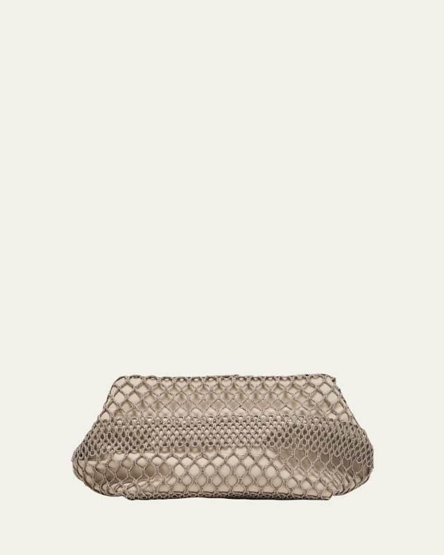 Monili Netted Clutch Bag